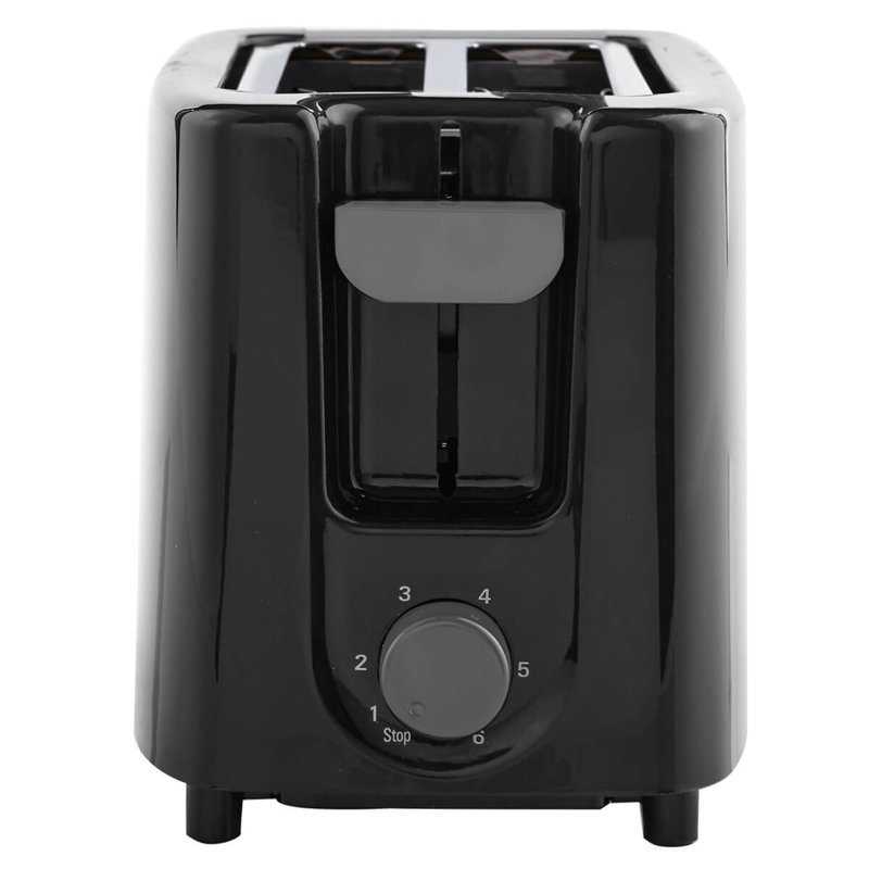 Grille-pain électrique frais au toucher pour 2 tranches Prep & Savour, Noir
