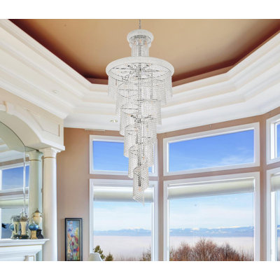 Sterns 28 - Light Dimmable Empire Chandelier
