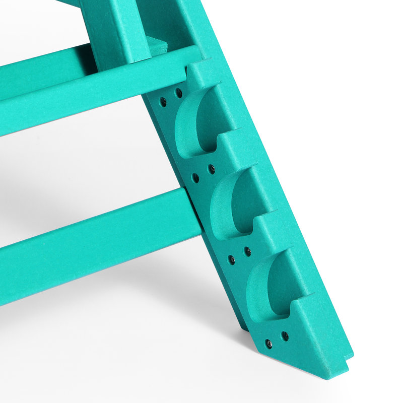 Ensemble de 3 chaises longues inclinables Laguna, Turquoise