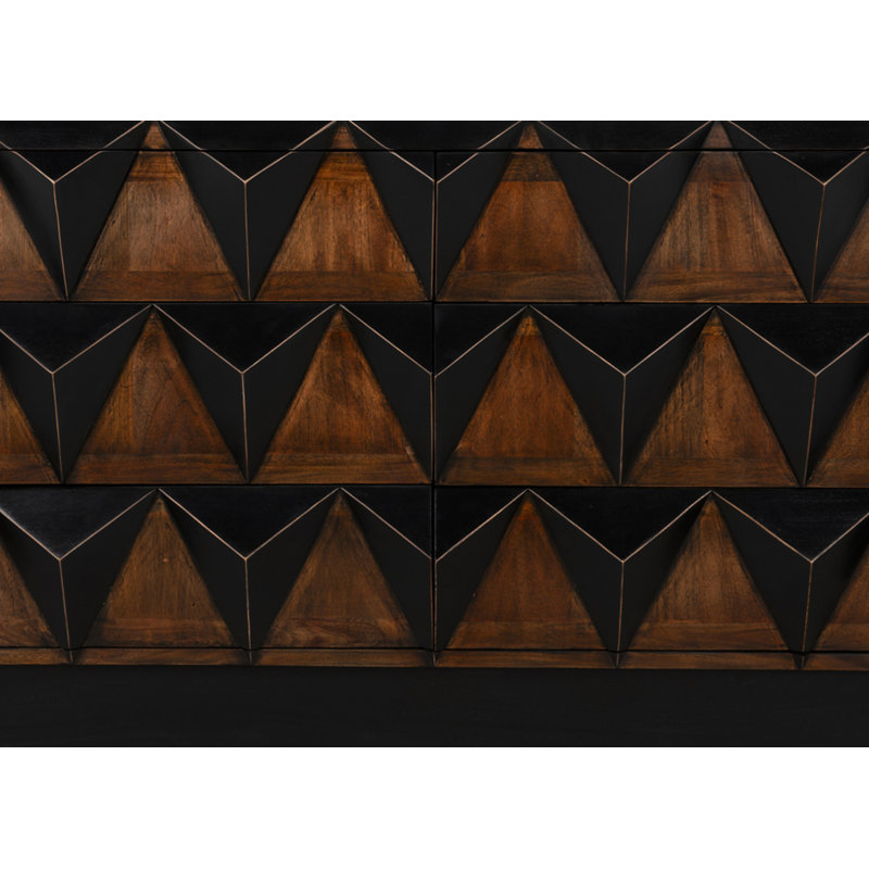 Nigel 6 - Drawer Solid Wood Dresser