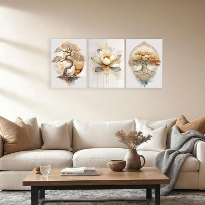 3 Piece Wrapped Canvas Print