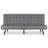 Camisha Twin 70'' Faux Leather Convertible Sofa-158951432