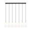 Lustre linéaire à 5 lumières Ceinture-100157026-100157029