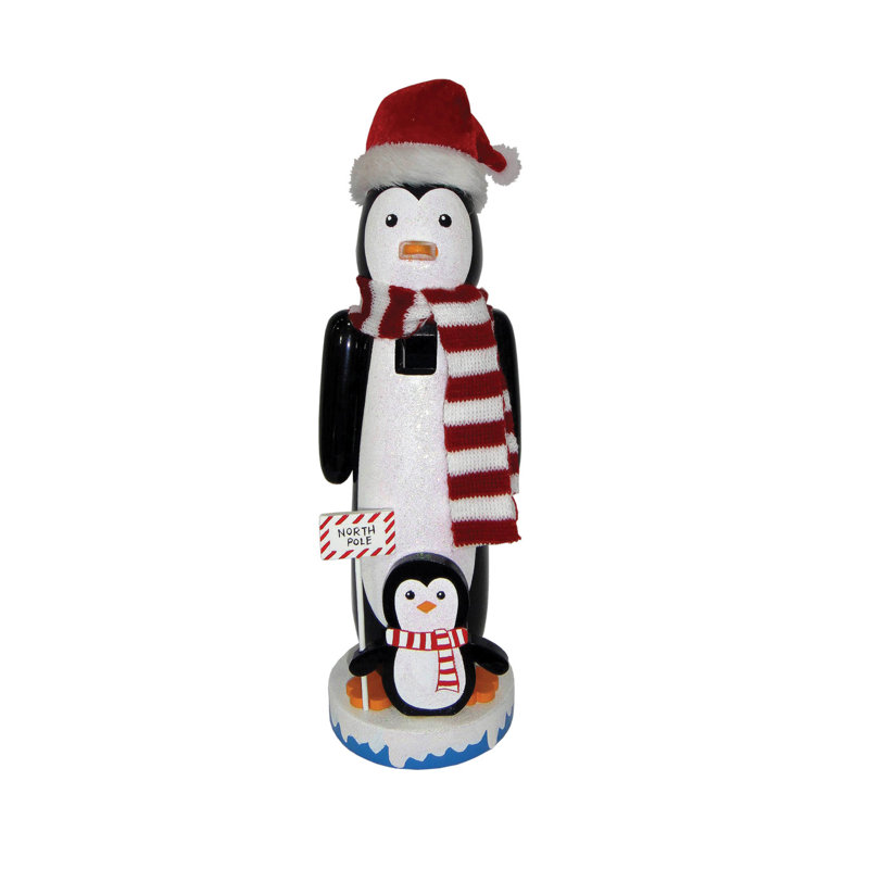 Christmas Penguin Nutcracker