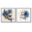 «Teal and Gold Elegance I», 2 pièces-701794004-701793995
