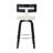 Swivel Upholstered Bar Stool With T-Shaped Backrest-1627311128-1627311129