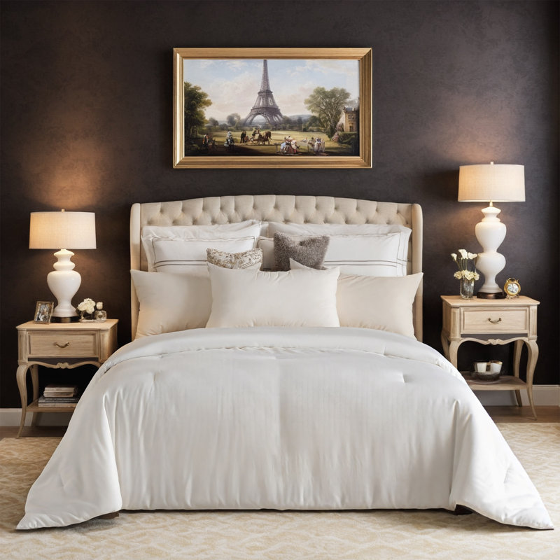 Garniture de couette de qualité supérieure de très grande qualité. Durable, confortable et doux pour la peau. Une courtepointe épaisse, chaude et respirante qui convient à toutes les saisons. Un cadeau de Noël idéal.