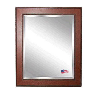 Solid Wood Flat Wall Mirror