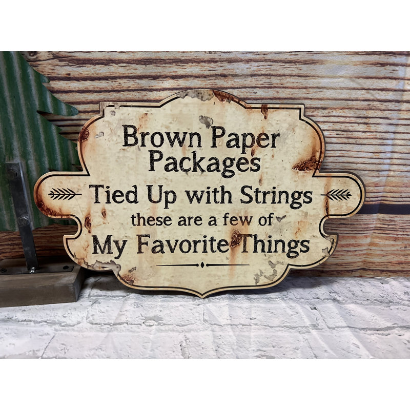 Favorite Things Sign
