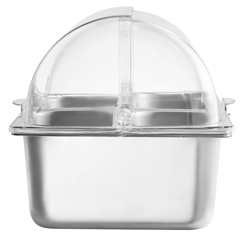 Distributeur de condiments pour comptoir 4 plats avec couvercle