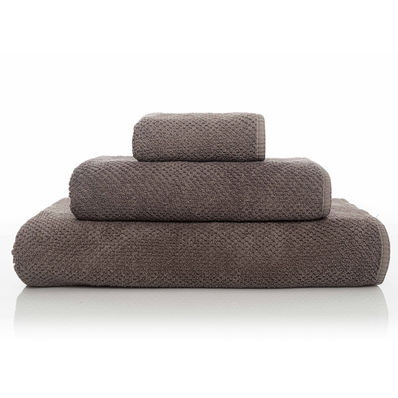 Bee Waffle Bath Towel, Anthracite, Bath Sheet 1-Pack