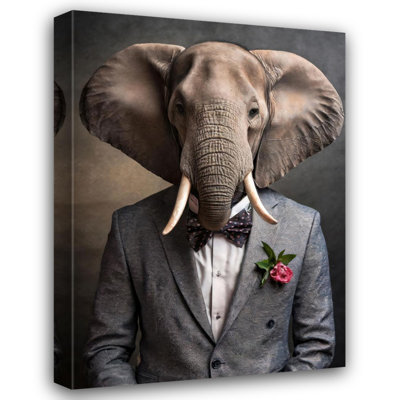 «Éléphant» sur toile