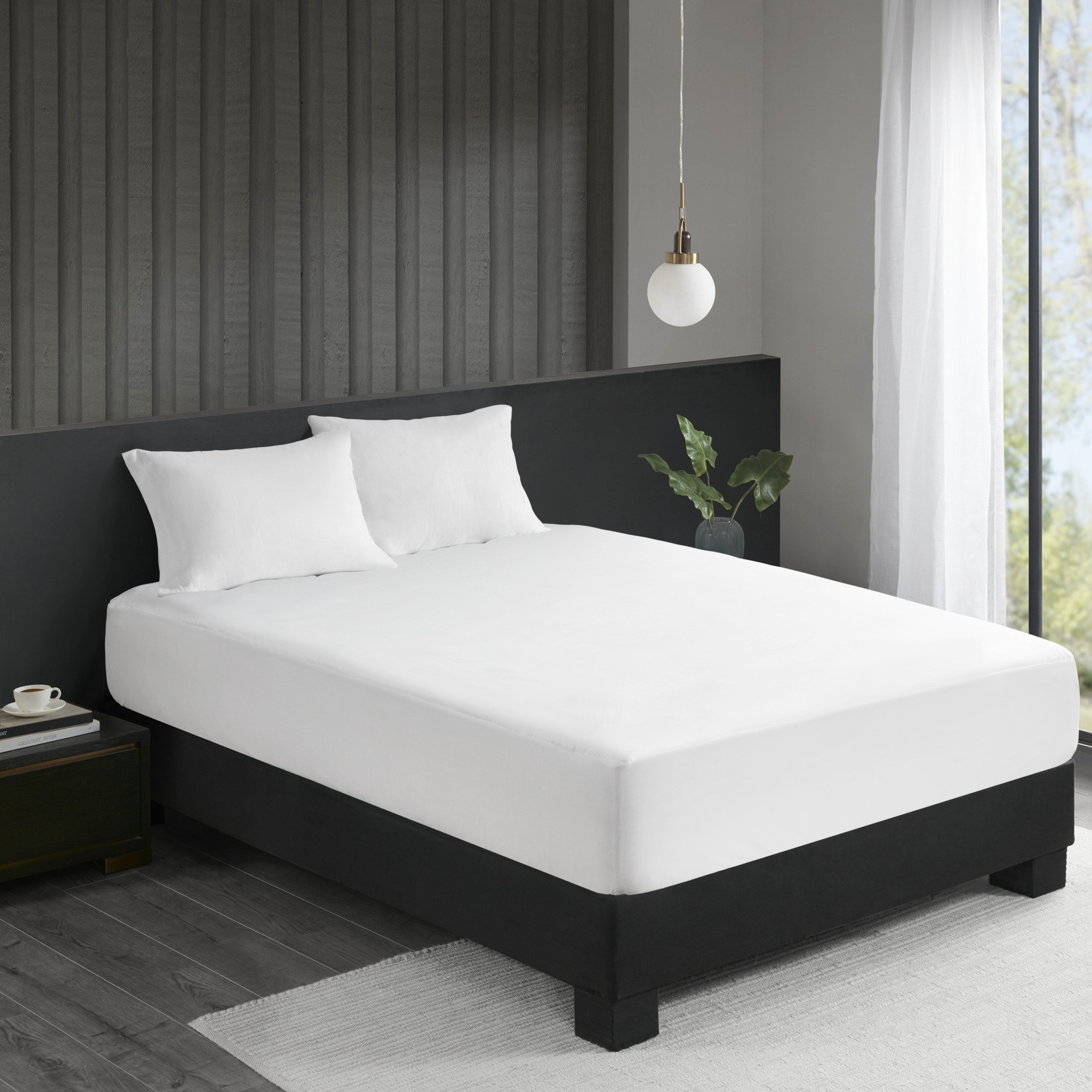 Alwyn Home Pittsburgh Cool/Warm Reversible Waterproof and Stain Release Mattress Pad Wayfair