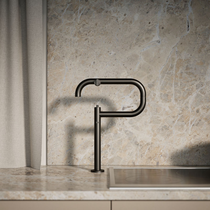 Components® Deck-Mount Pot Filler, Matte Black