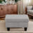 Flannel Storage Ottoman Living Room-2101498992