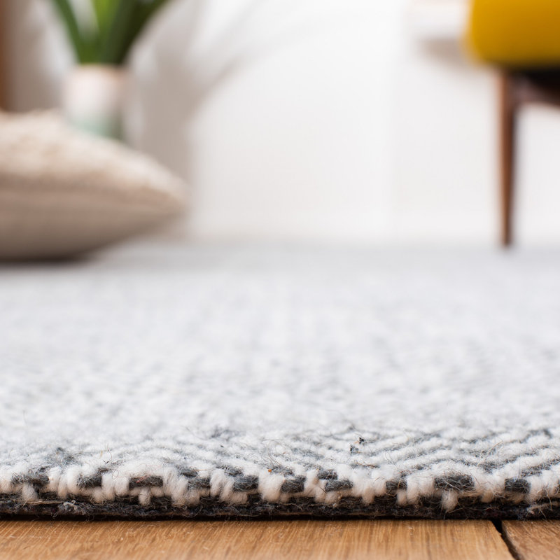 Denyse Hand Woven Performance Geometric Rug, Rectangle 3' x 5'