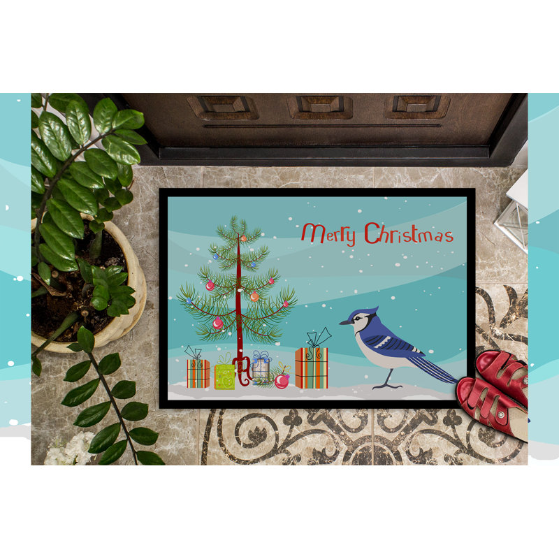 Driffield Non-Slip Outdoor Doormat, Jay Bird