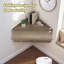 Bureau de coin mural gris pliable-747039907