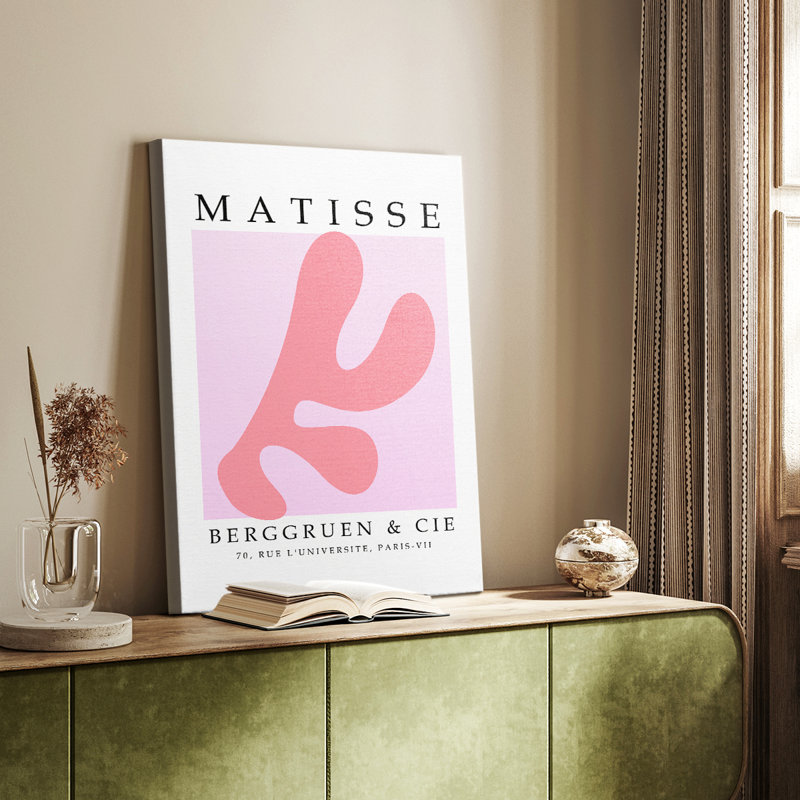 Matisse Cccliii, reproduction d'art encadrée Cavas, H 18 po x l 12 po