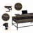 Adrainne Solid Wood Top End Table Set-344042760