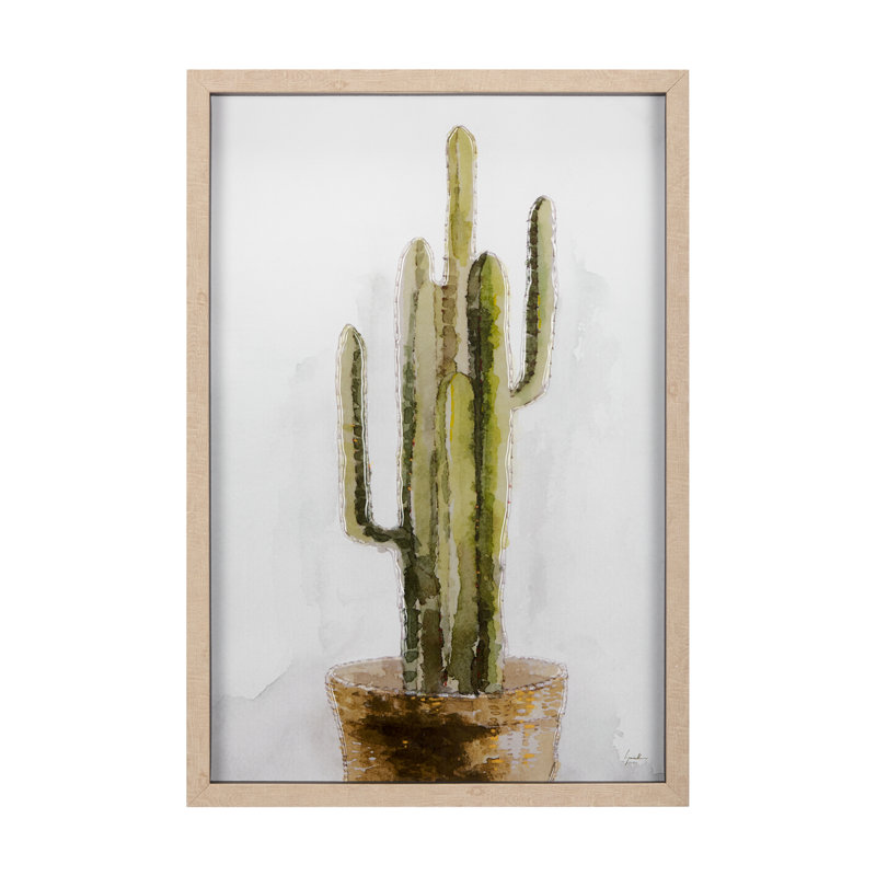 «Arid Solitude a», reproduction d'art encadrée texturée matte sous verre, Arid Solitude II