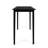 Dark Gray Minimalist Outdoor Table, Made Of Wood, 41" Height Bar Built With Appeal, High