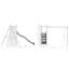 Rumble Ridge Rock Wall Play Fort with Double Swing