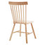 Ensemble de table de salle à manger rectangulaire, table de salle à manger de ferme avec pieds en bois massif et chaises à dossier à lattes Windsor pour cuisine / salle à manger / chambre d'amis-691036797-691036792-691036791