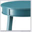 Table d'appoint ronde avec tablette inférieure-787869779