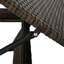 Chaise longue d'extérieur - Pe avec structure en aluminium, détails faits à la main, profondeur 79,25 po x l 27,04 po, hauteur 15,19 po, sans assemblage, fabriqué à la main, assemblage, P l