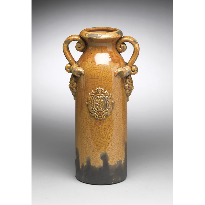 Vase de table, Brun patiné
