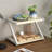 11.3'' H X 17.4'' W Desktop Printer Stand with Storage Shelf – Adjustable, Anti-Skid Feet, and Easy Assembly for Home & Office-110271146