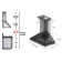 ZLINE 36 in. Convertible Vent Wooden Wall Mount Range Hood in Walnut