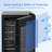 24 Bottles Wine Cooler Refrigerator,Freestanding Compact Wine Fridge with Digital Control for Fridge With 40-66F Digital Temperature Control Glass Door