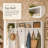 Antoinetta 63 " Wide Hall Tree with Shoe Storage and Shelves