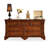 Nut-brown Solid Wood Accent Cabinet
