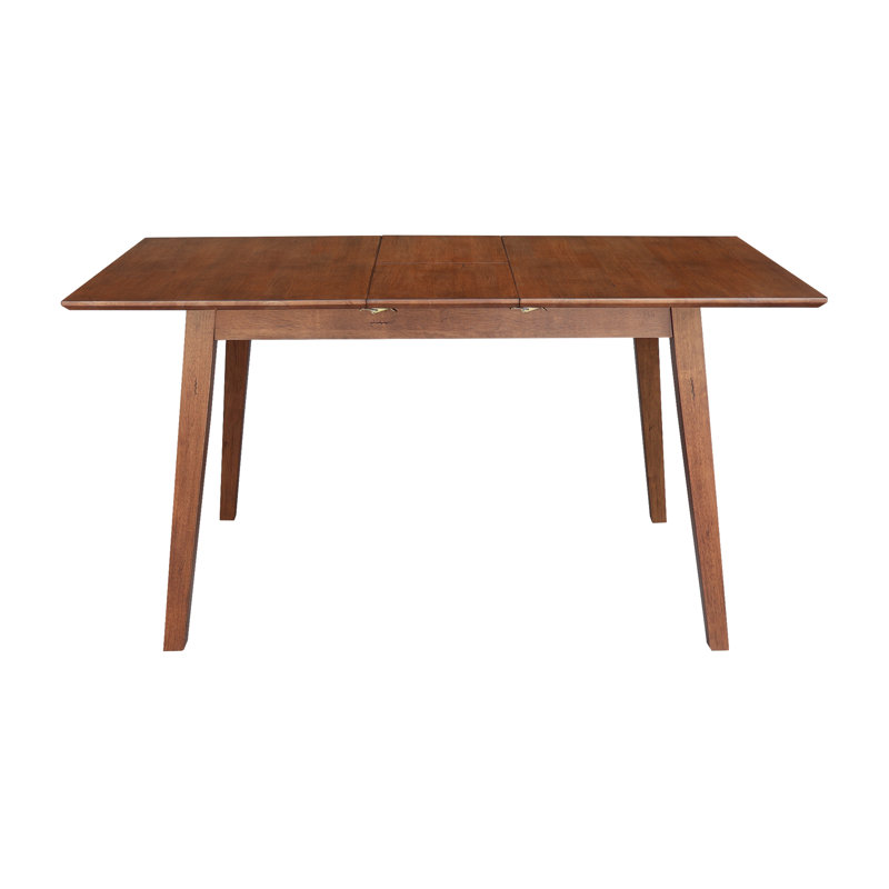 Montana Solid Wood Butterfly Extension Dining Table, Distressed Oak, Distressed Oak