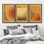 «Classical Artwork Mid Century Modern Boho Bauhaus», reproduction sur toile 3 pièces-91874958-91874955