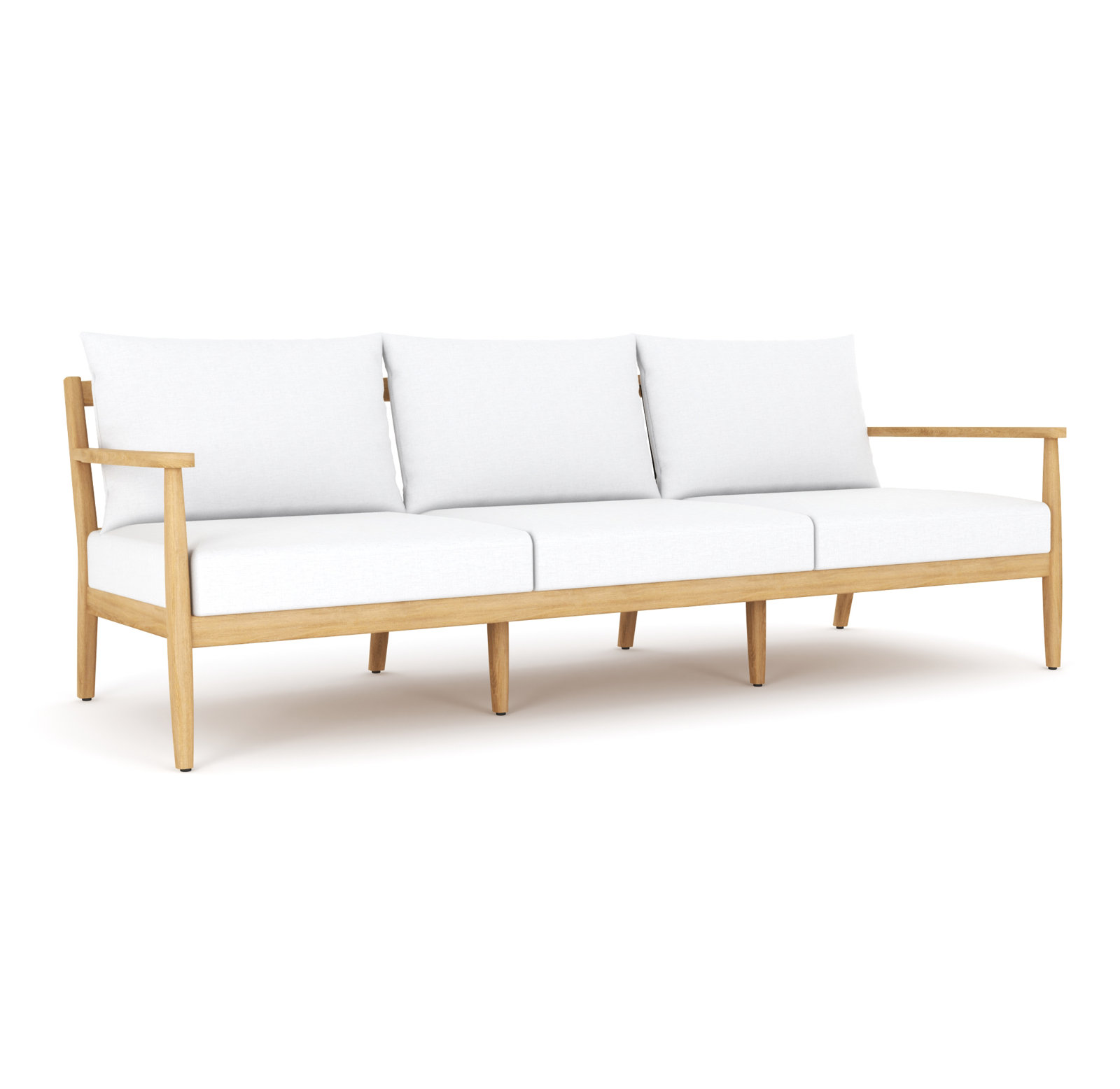 Juniper 85" Patio Sofa, White
