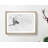 Magpie in Flight in Abstract - Picture Frame Graphic Art Print-55760836-55760837