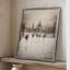 Reproduction encadrée vintage en bois massif XXII-18604514