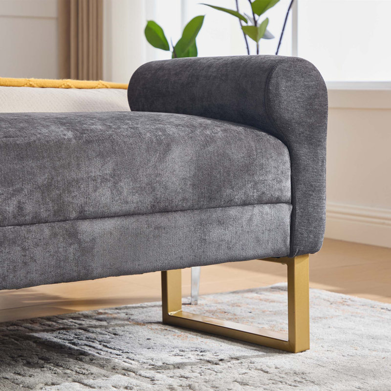 Banc ottoman moderne et luxueux avec rangement