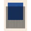 Blue Striped Geometry Print by Other Artist-614000004-614000011-614000060