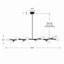 Lustre linéaire moderne 10 branches-123162534