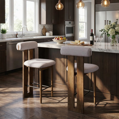 Split-Back Counter Stool