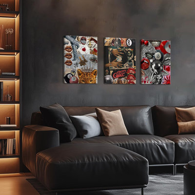 3 Piece Wrapped Canvas Print