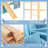 Twin Size House Loft Bed With Sills And Tents, Solid Wood Loft Bed With Ladders And Slide, Chic Design With Lights, No Box Spring Needed, Natural+blue-2114181131-2114181133