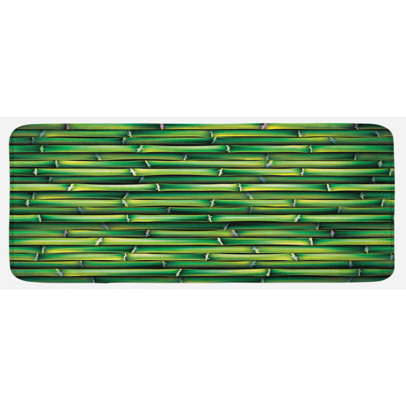 Tapis de cuisine en bambou