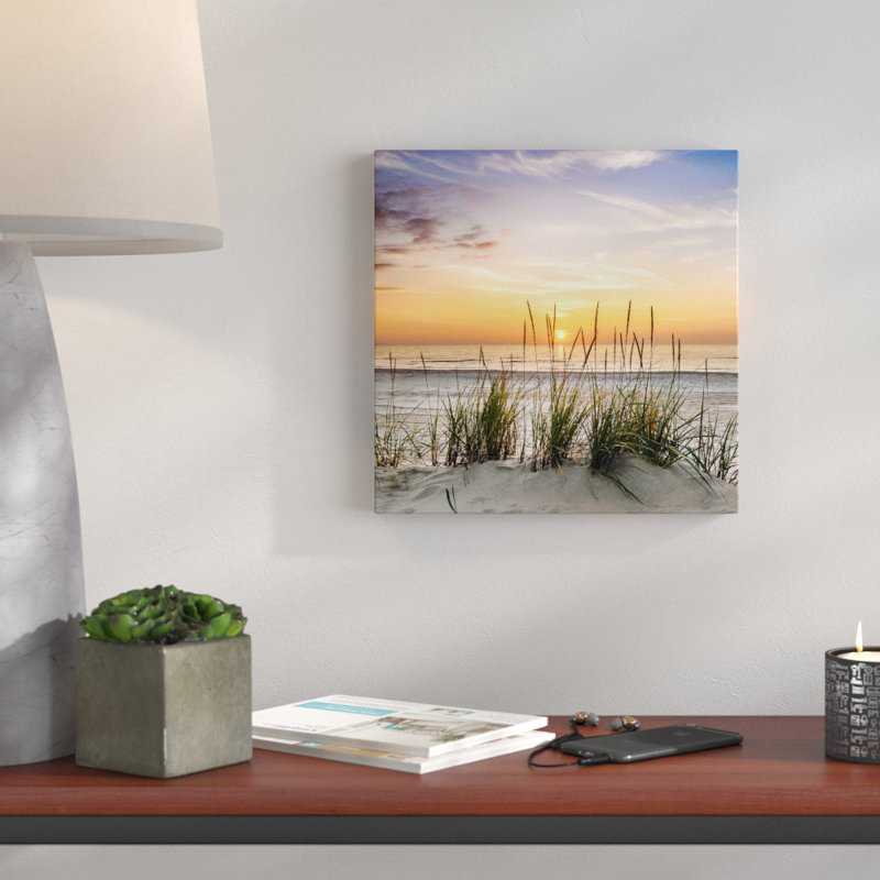 Lonely Dune - No Frame Print on Glass, 80cm H x 80cm W x 0.5cm D