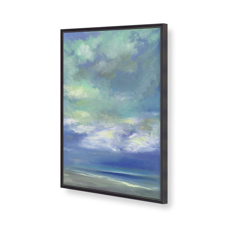 Luminescent crépuscule I, Encadrement ouvert, zinc vieilli, H 15,25 po x l 12,25 po